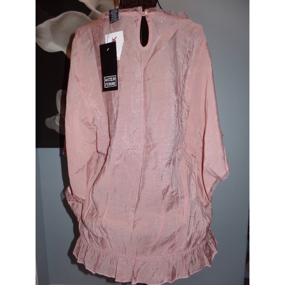 Rose Colored Blouse / Top XL - Picture 2 of 8
